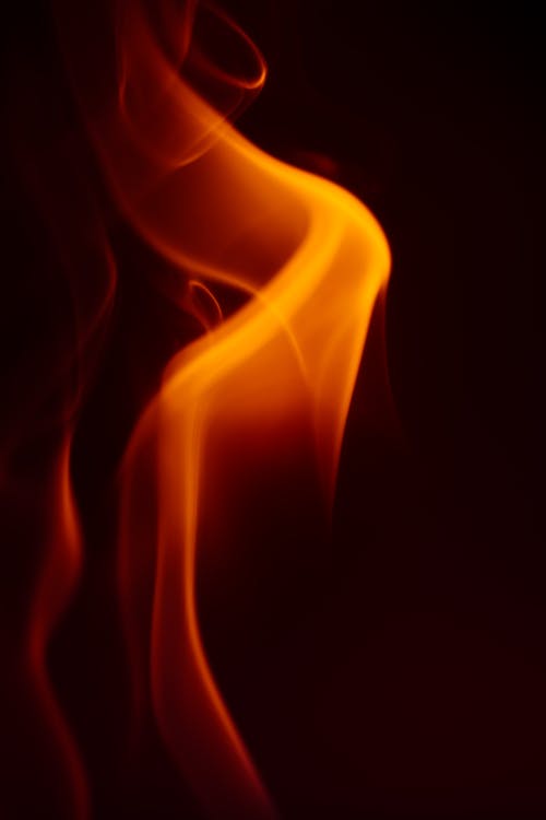 Free Close-Up Shot of Blazing Fire Stock Photo