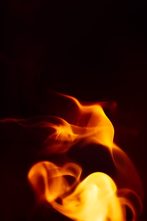 Free Orange and Red Flame Illustration Stock Photo