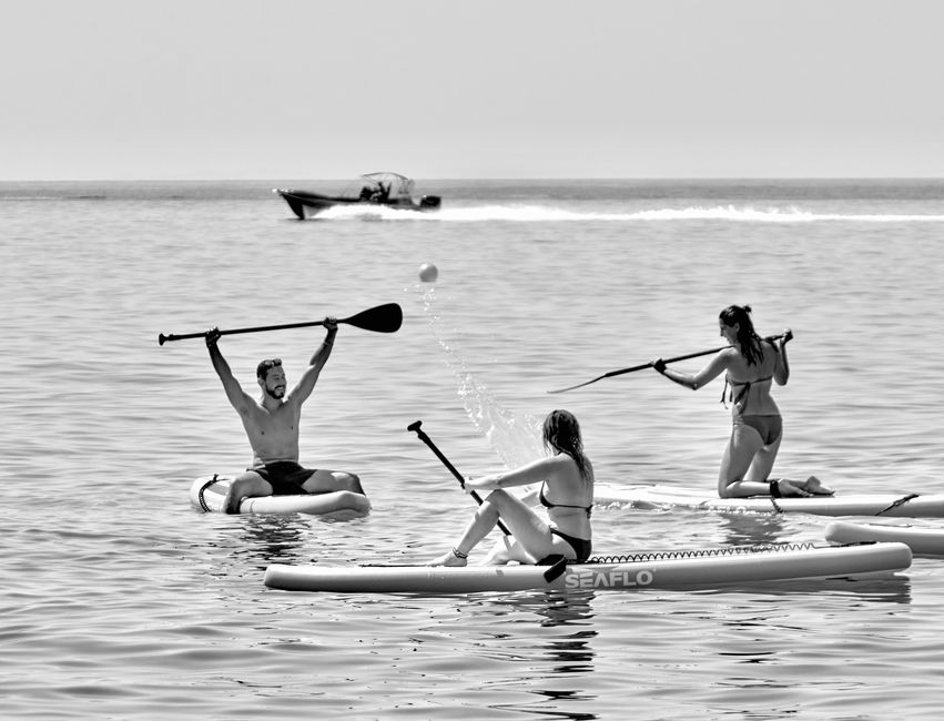 11' FunWater Inflatable Stand Up Paddle Board w/ Accessories deal at Amazon