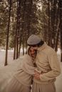 Blond Woman Cuddling Up to Her Boyfriend