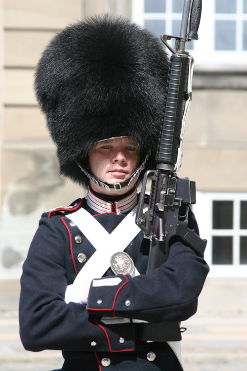 Portrait of an English Soldier Royal Guard of London