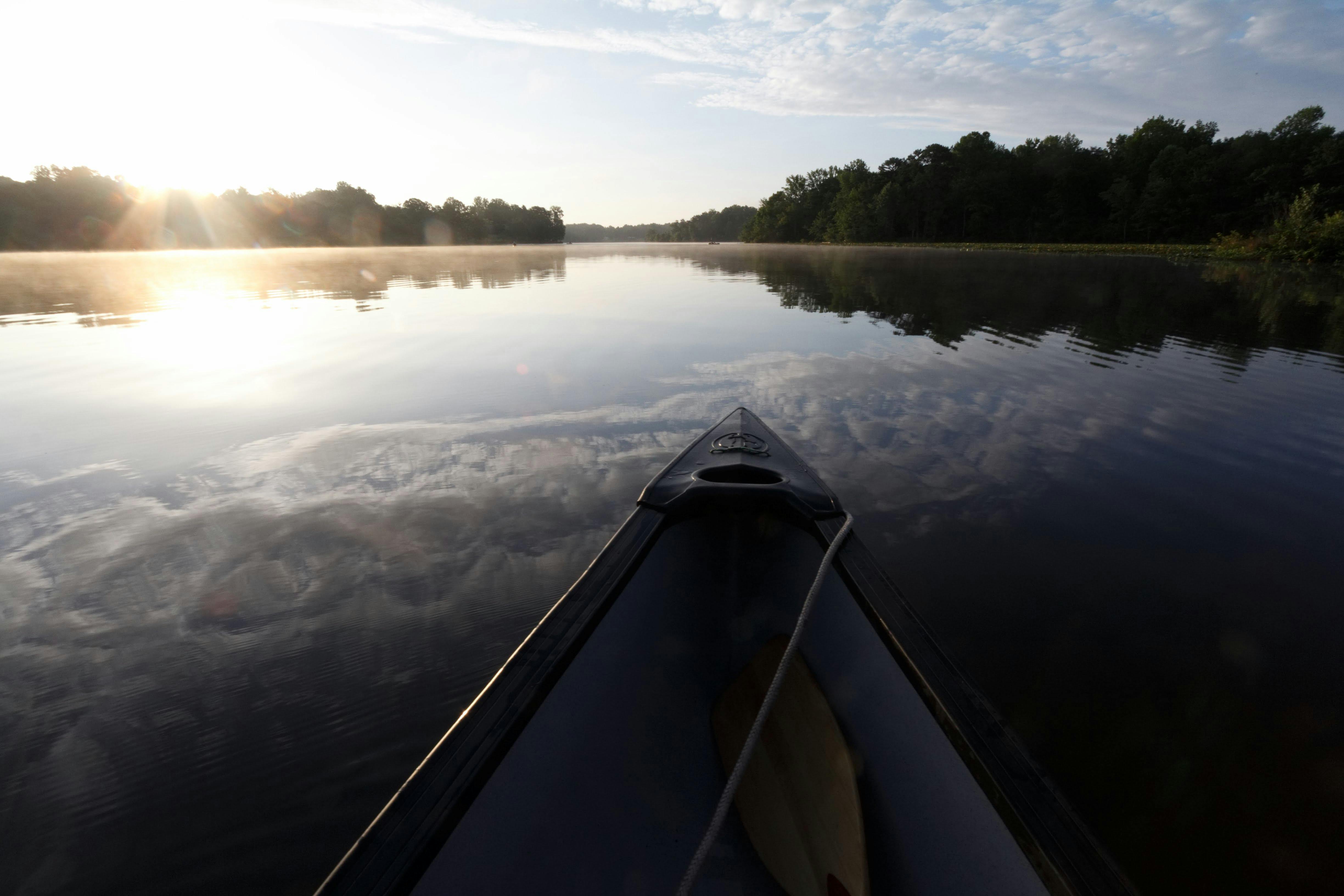 Free stock photo of blues, boat, canoe