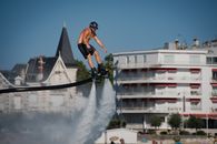 A Topless Flyboard Rider