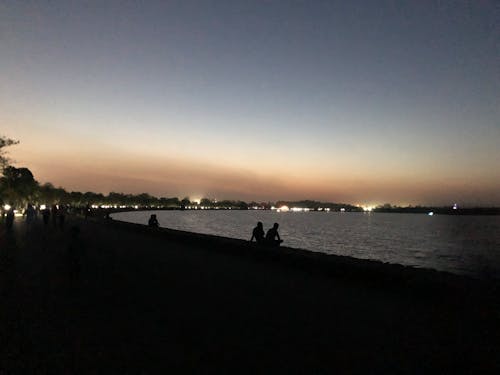 Fotos de stock gratuitas de lago, lago azul, noche