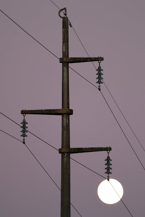 An Electric Post Under the Sky · Free Stock Photo