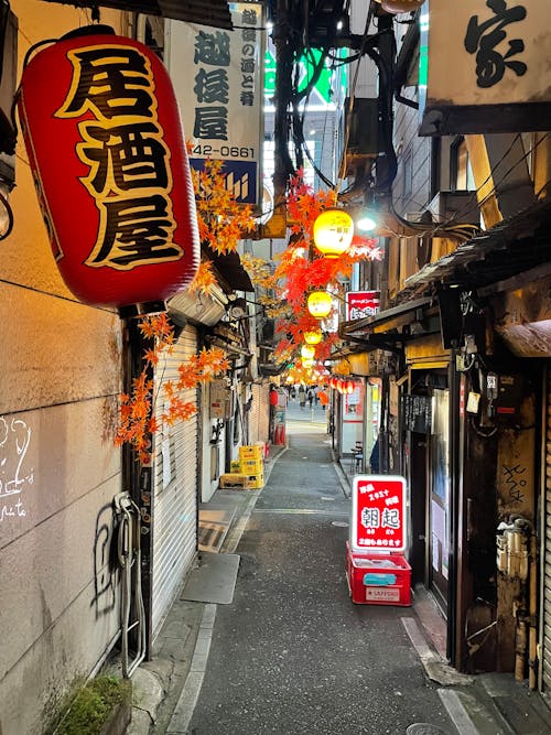 Empty Alley in City