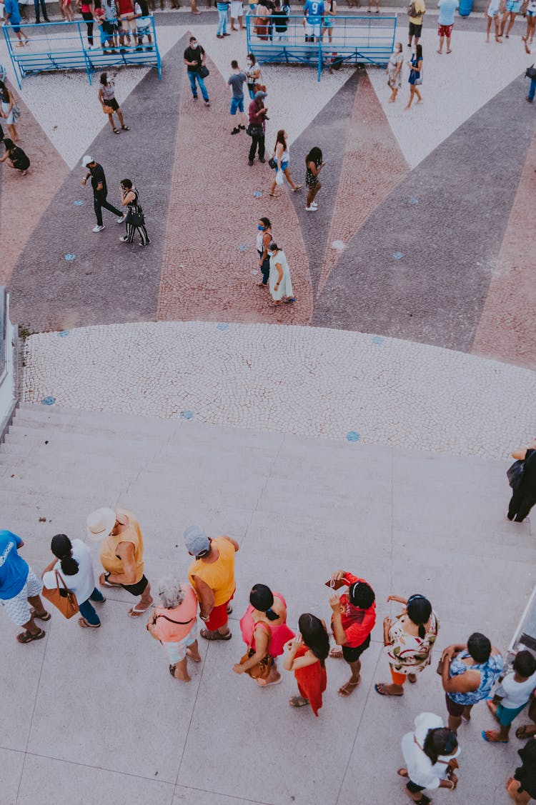 People In Queue