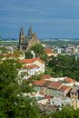 Aerial Photography of Cathedral Near a Small Town