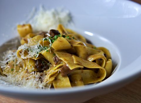 mushroom pappardelle