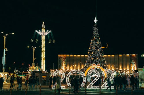 grátis Foto profissional grátis de 2022, árvore de Natal, carnaval Foto profissional