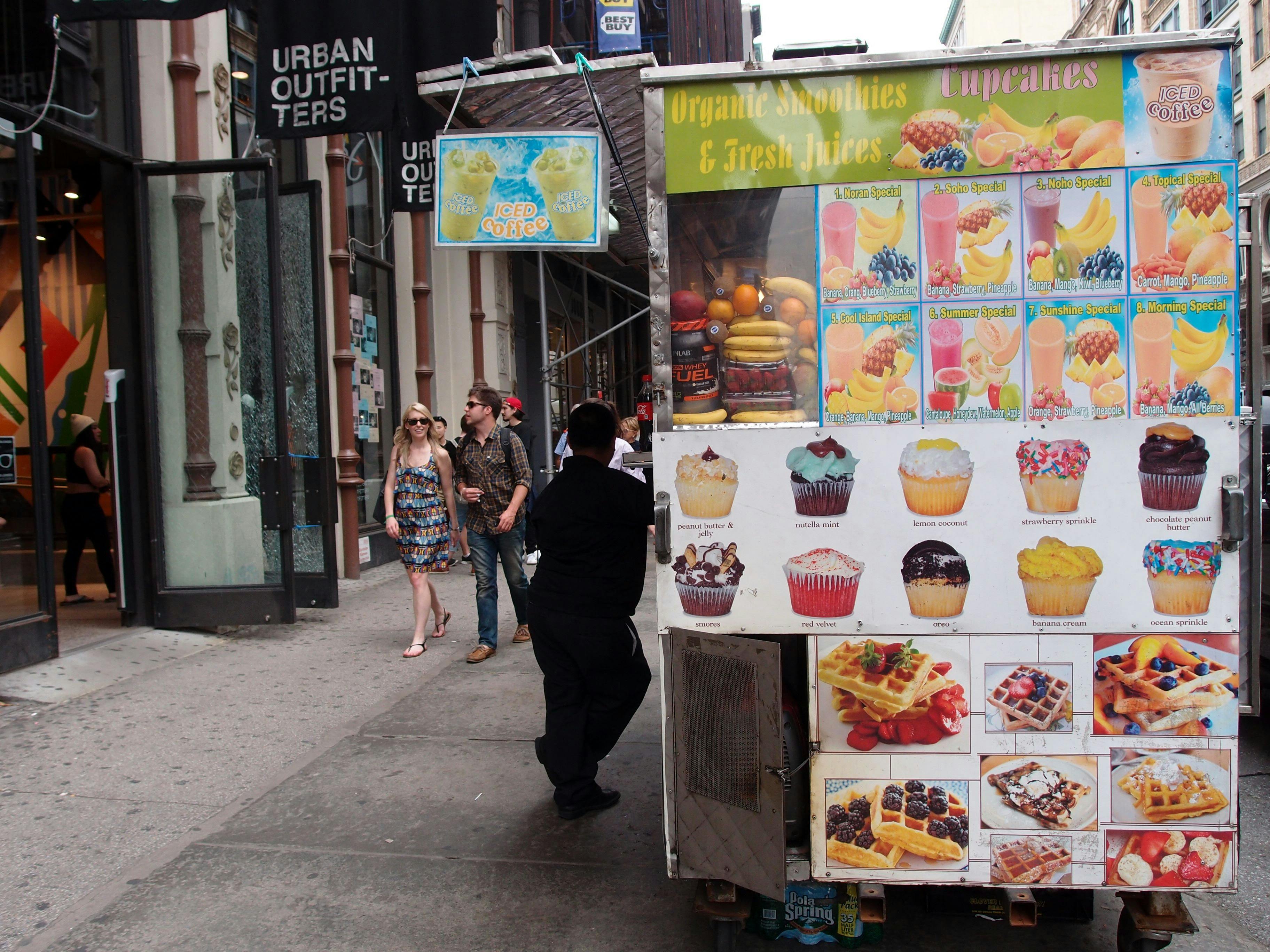 Free stock photo of food vendor, new york city, nyc