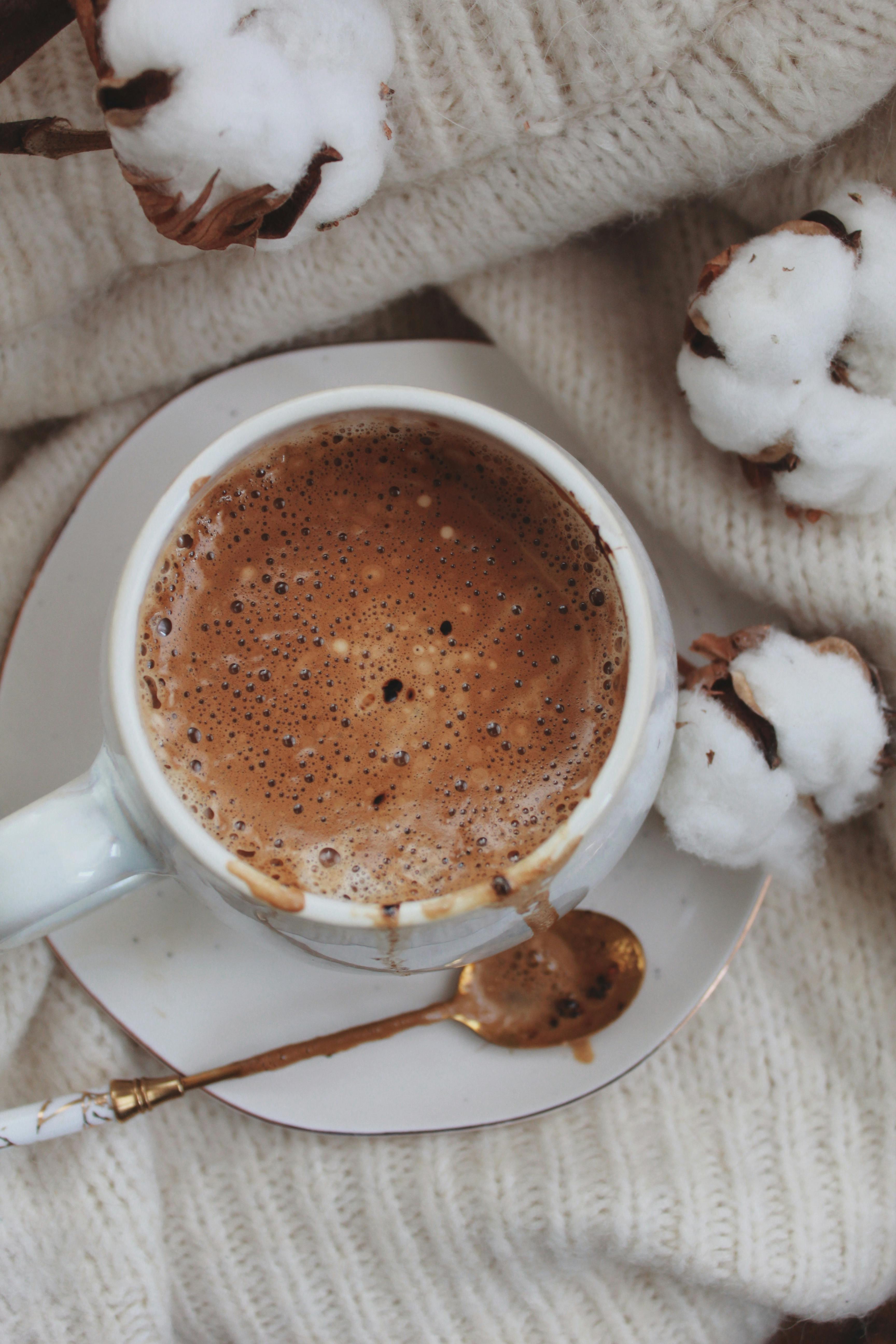 Directly Above View of Coffee Cup · Free Stock Photo