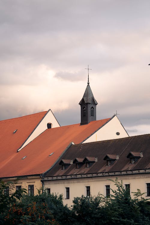 Imagine de stoc gratuită din acoperiș, biserică, cer gri