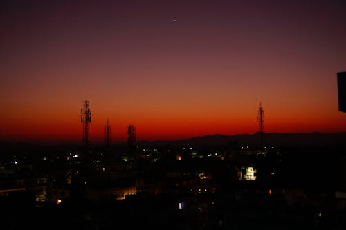 Free stock photo of at night, dark background, evening sky Stock Photo