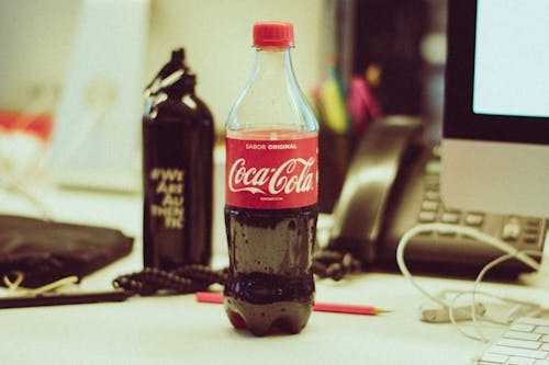 Free stock photo of coca cola, coke, desk