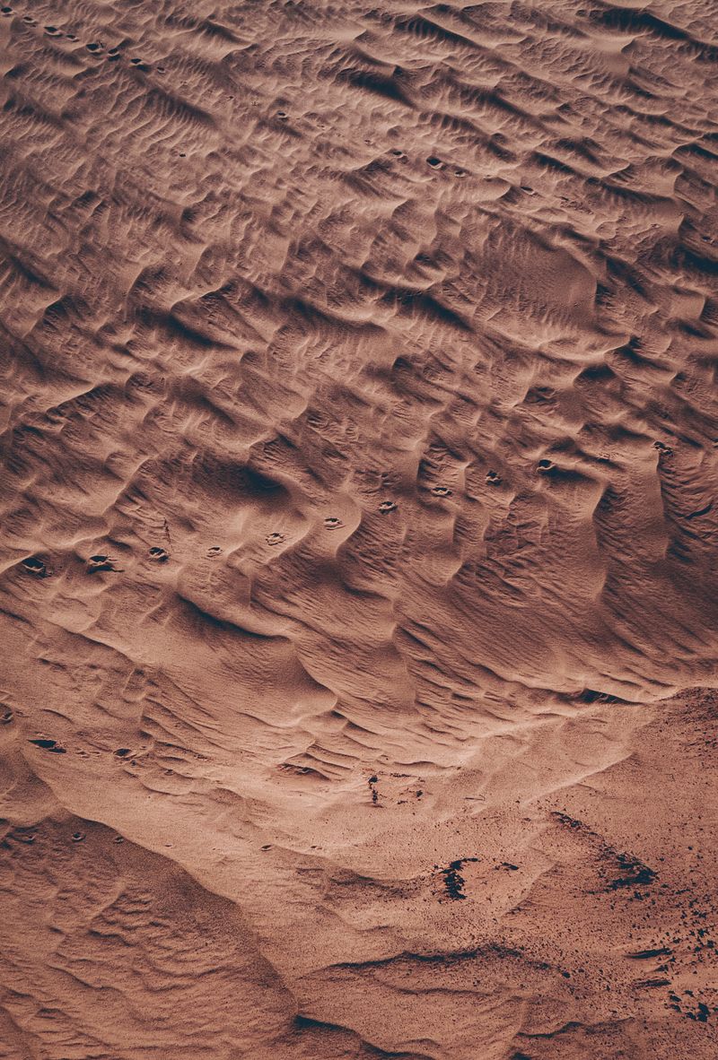 Aerial view of desert dunes at low sun, photo by Mostafa Ft.shots on Pexels