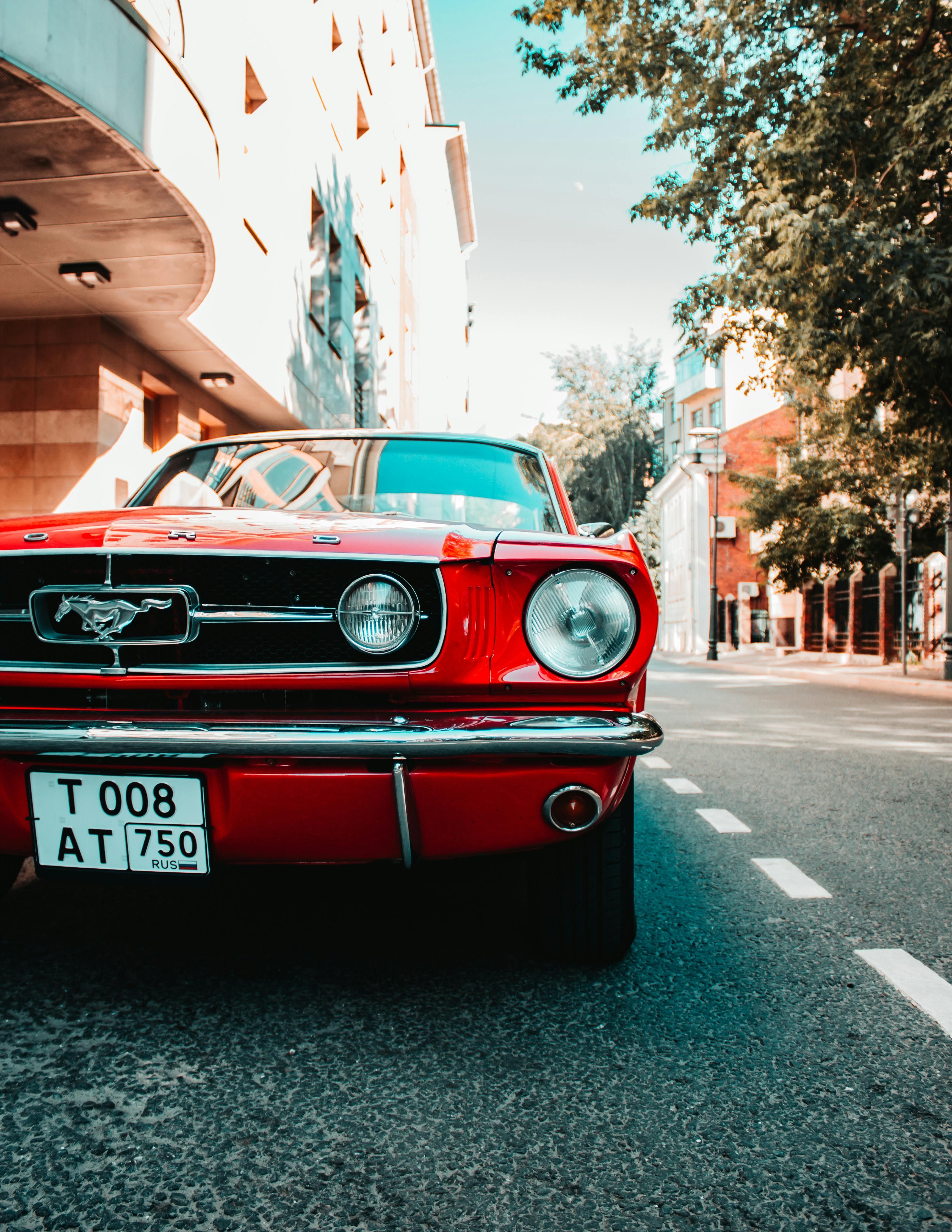 red ford mustang wallpaper