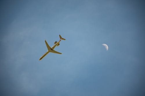 Ingyenes stockfotó ég, hold, repülés témában