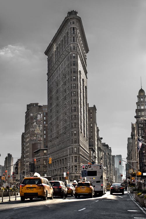 The Famous Flatiron Building in New York City