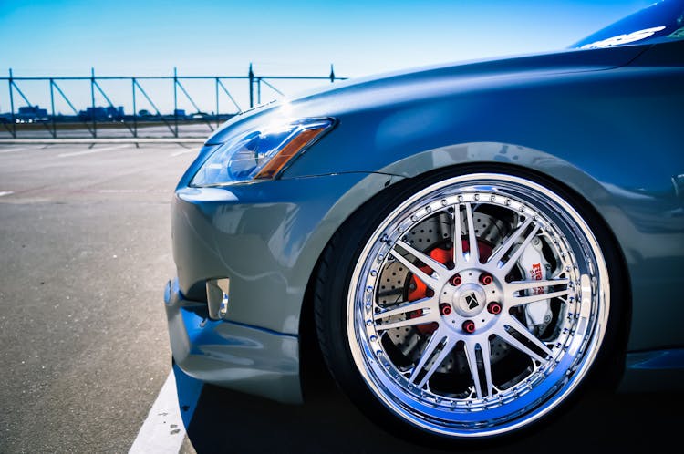 Close Up Of Car Tyre