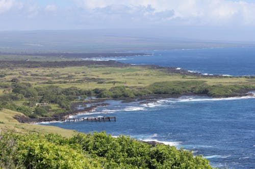 Ilmainen kuvapankkikuva tunnisteilla aallot, droonikuva, havaiji