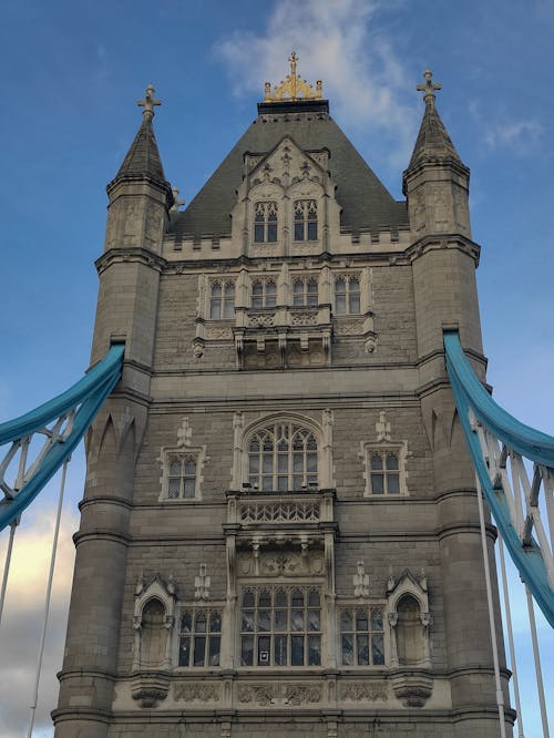 倫敦, 垂直拍攝, 城堡 的 免費圖庫相片