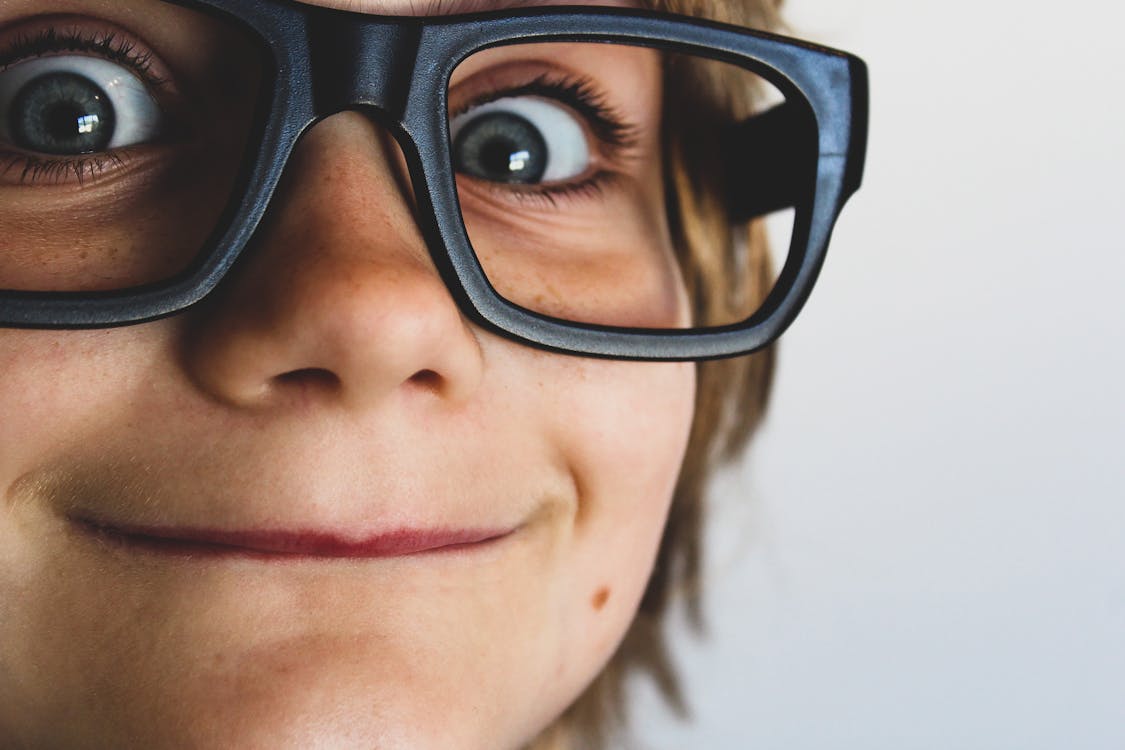 kids Wearing Eyeglasses 