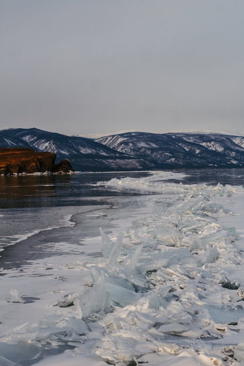 Základová fotografie zdarma na téma hory, jezero, led