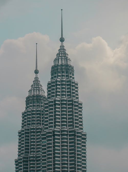 The Petrona's Twin Towers in Kuala Lumpur, Malaysia 