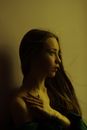 Portrait of Long Haired Woman