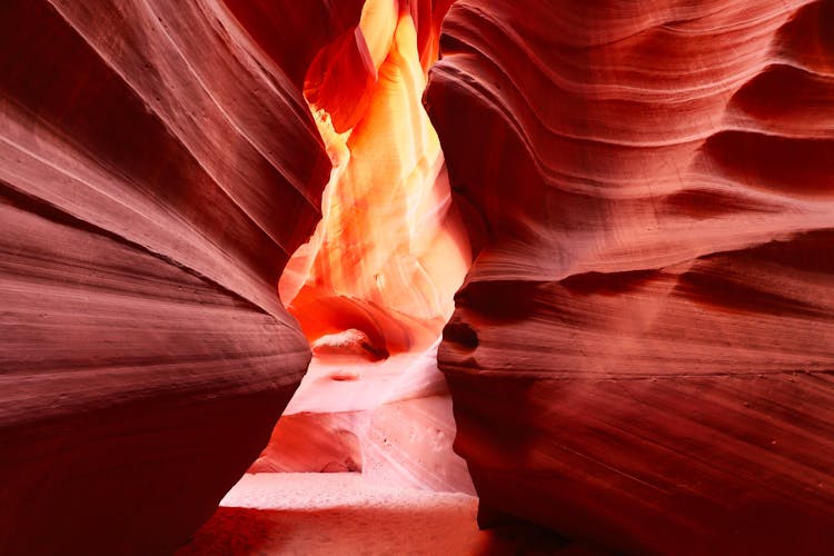 Rock Formations In A Canyon