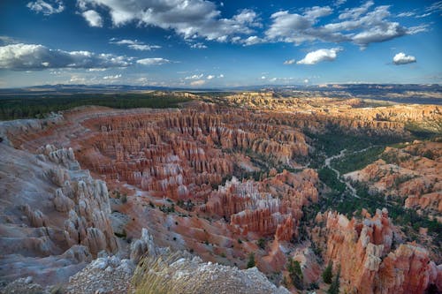 Darmowe zdjęcie z galerii z formacja geologiczna, fotografia lotnicza, kanion