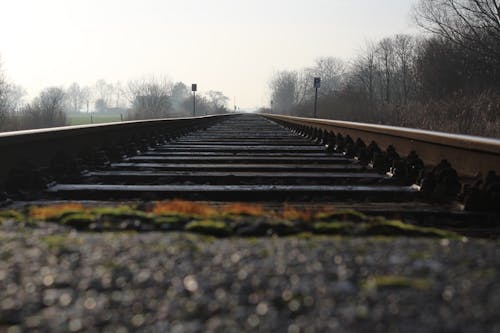 Free stock photo of railroad tracks