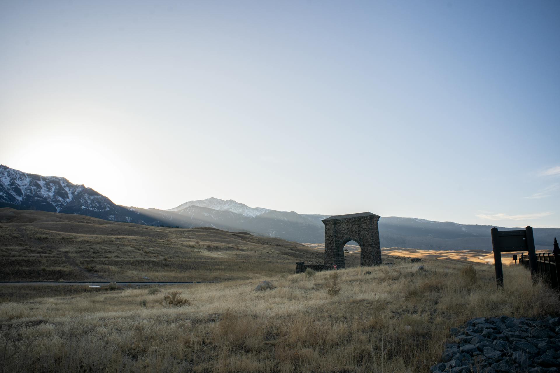 Roosevelt Arch in Montana