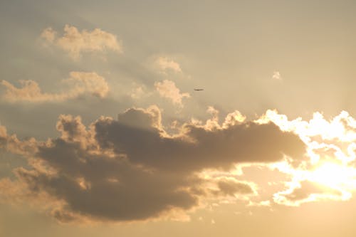 Free stock photo of airplane, clouds, plane