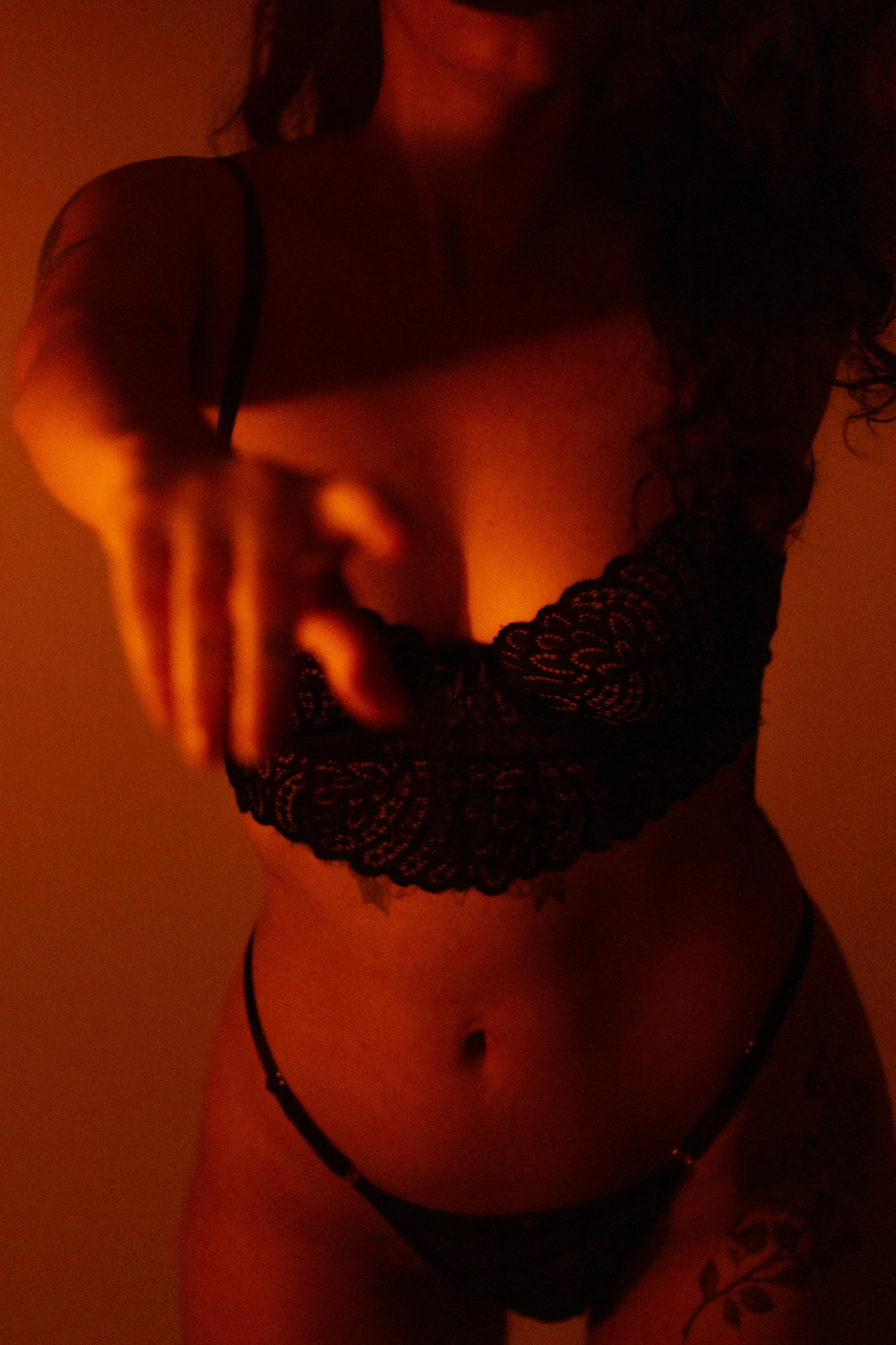 Sexy Woman in Black Underwear · Free Stock Photo