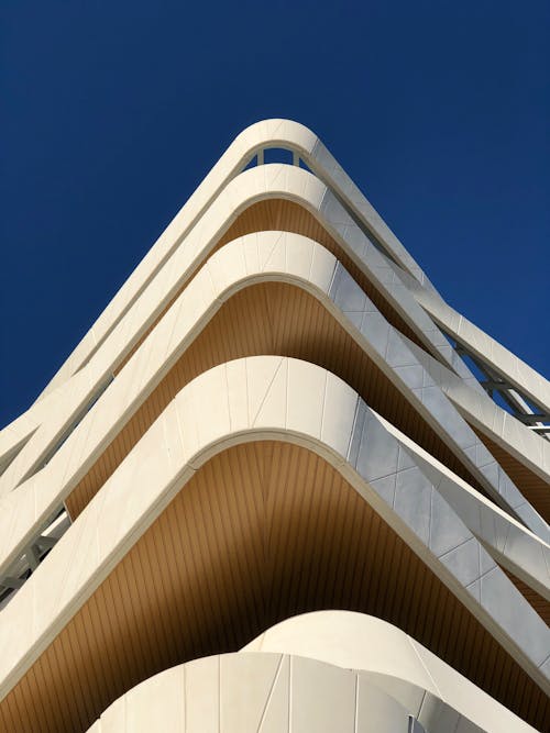 Low Angle View of Balconies