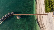 Drone Photography of Holiday Resort on Tropical Island