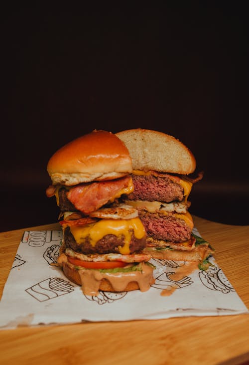 Sliced Overloaded Burger