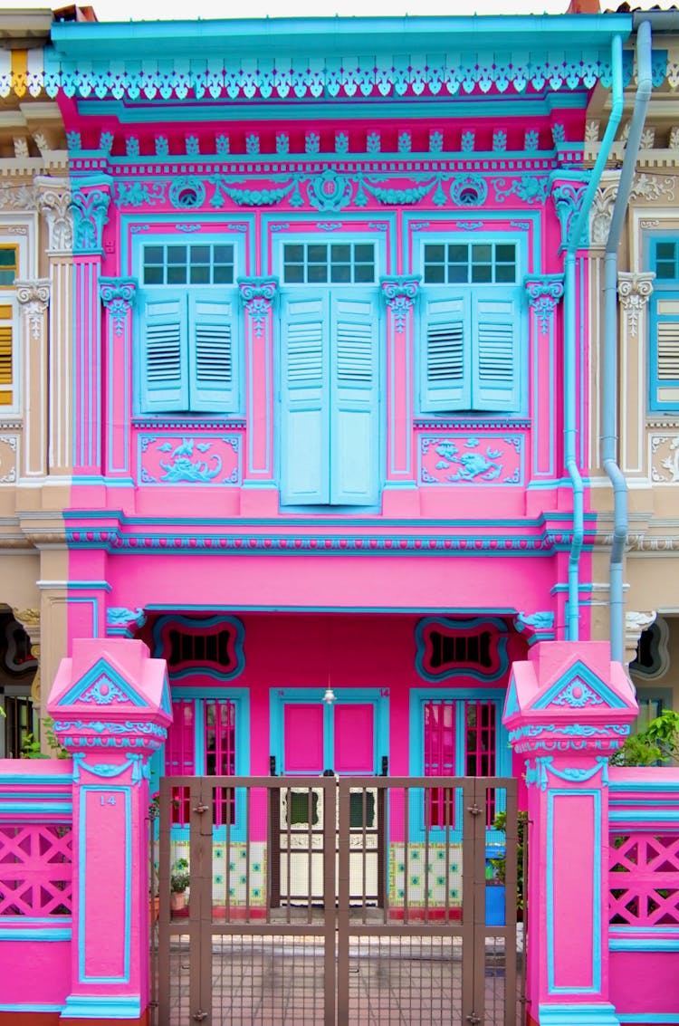 Pink House In Singapore