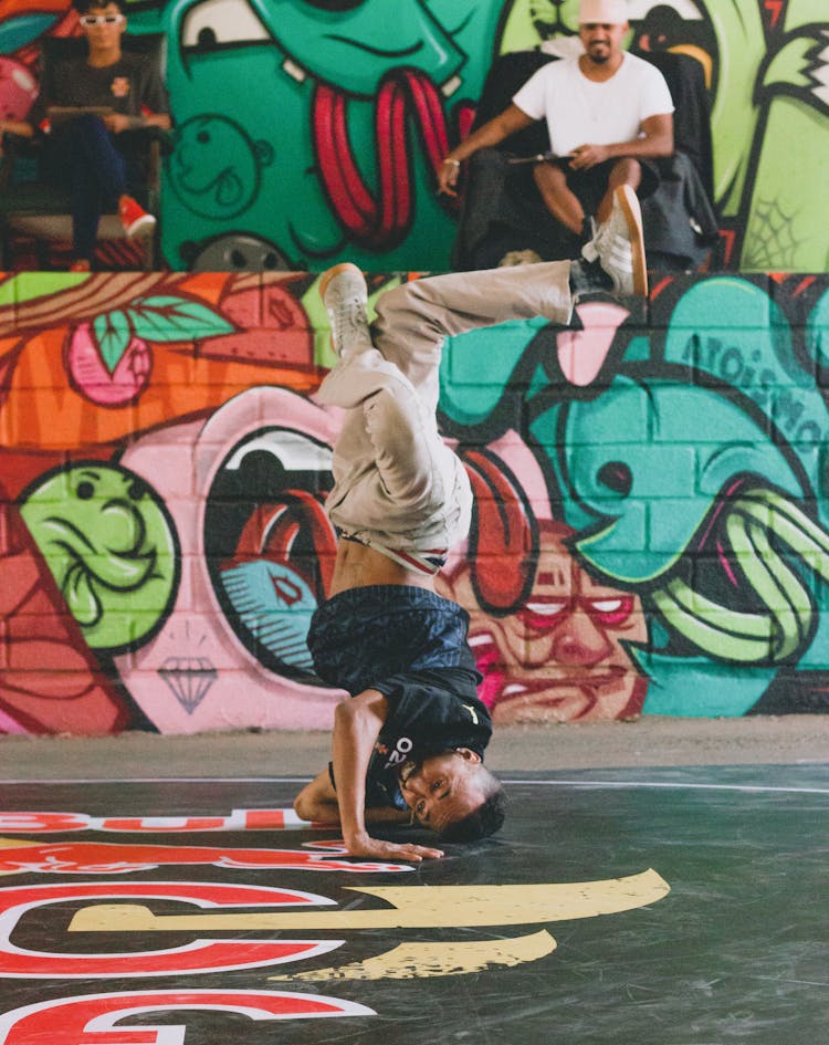 A Man In A Dance Competition