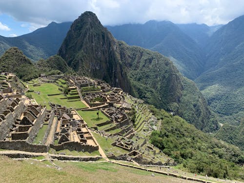 Foto profissional grátis de cidadela inca, colina, machu picchu