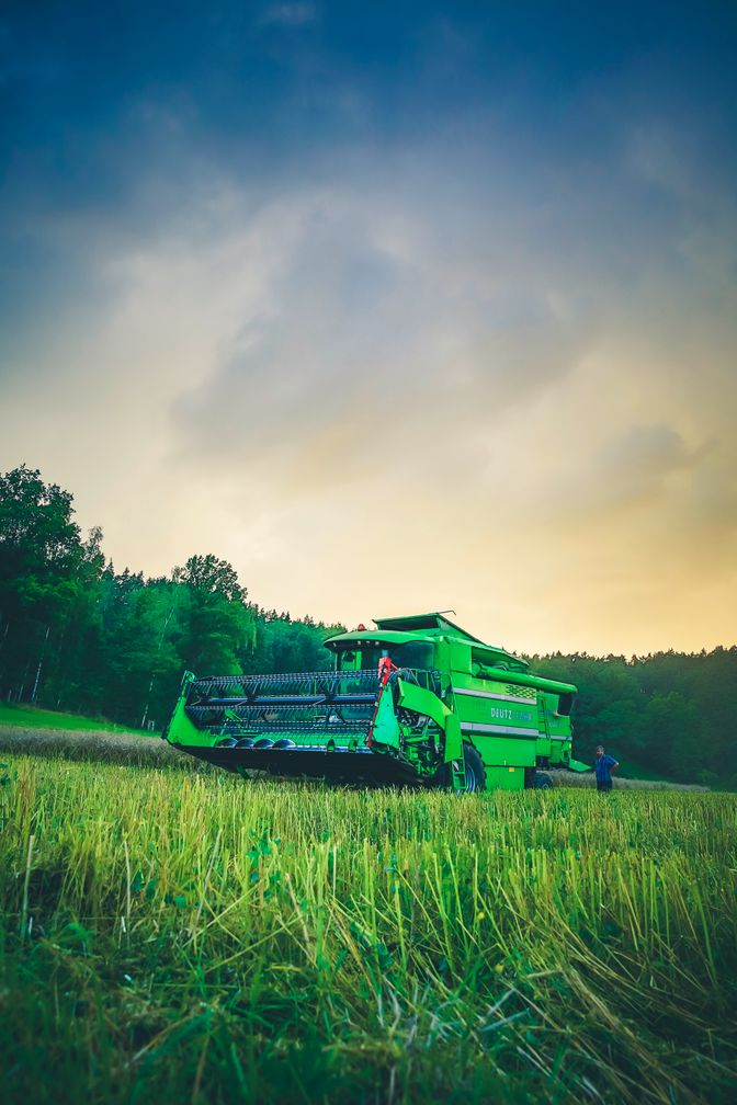Agricultural equipment in field operations