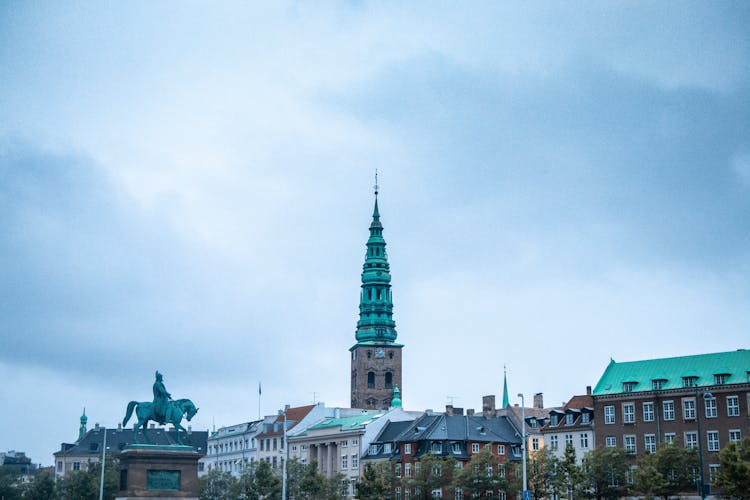 View Of A Tower In A City