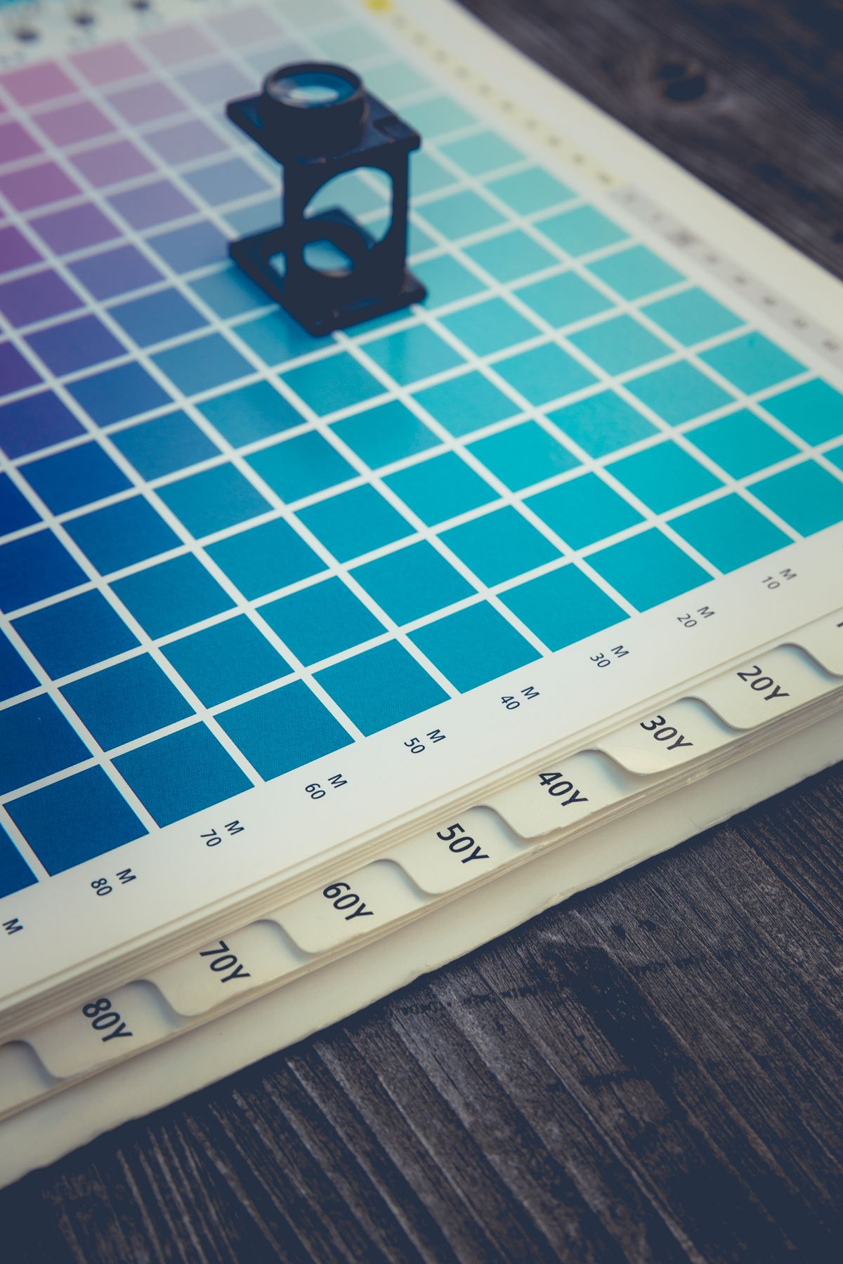 Drukproeven van een editoriaal project