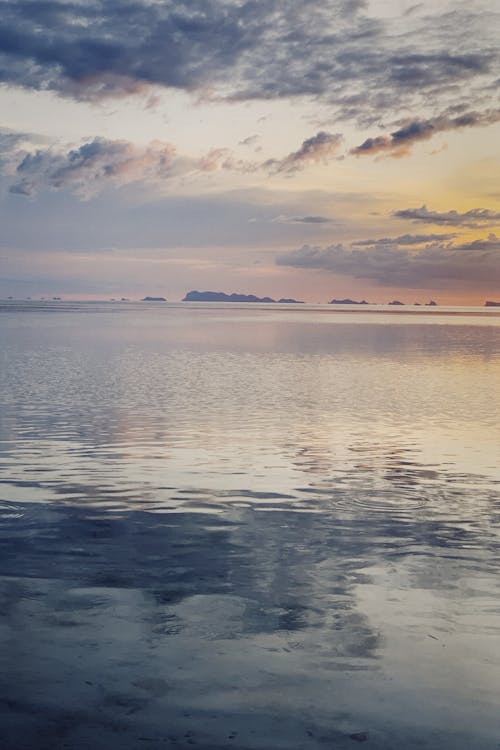 Scenic View of the Sea during Sunset