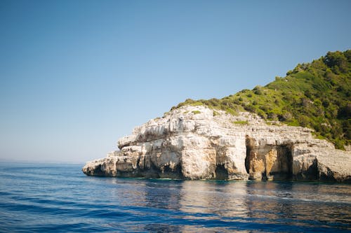 崖, 水, 海の無料の写真素材