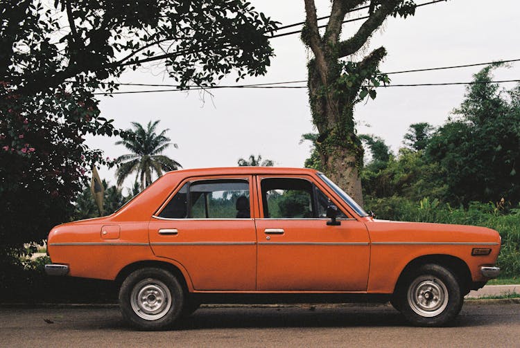 Old Orange Car