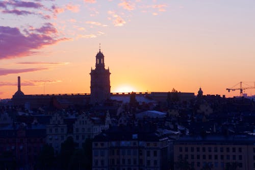 Free stock photo of stockholm, sunrise