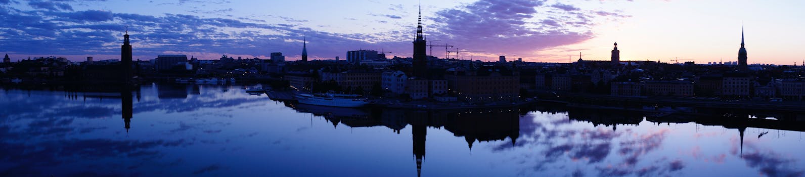 Free stock photo of sunrise, stockholm, panorama